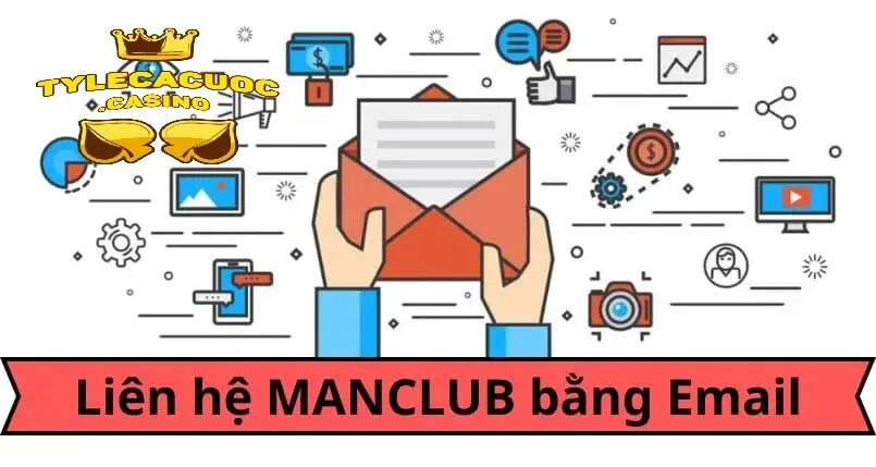 Sử dụng email để liên hệ Manclub một cách dễ dàng, nhanh chóng